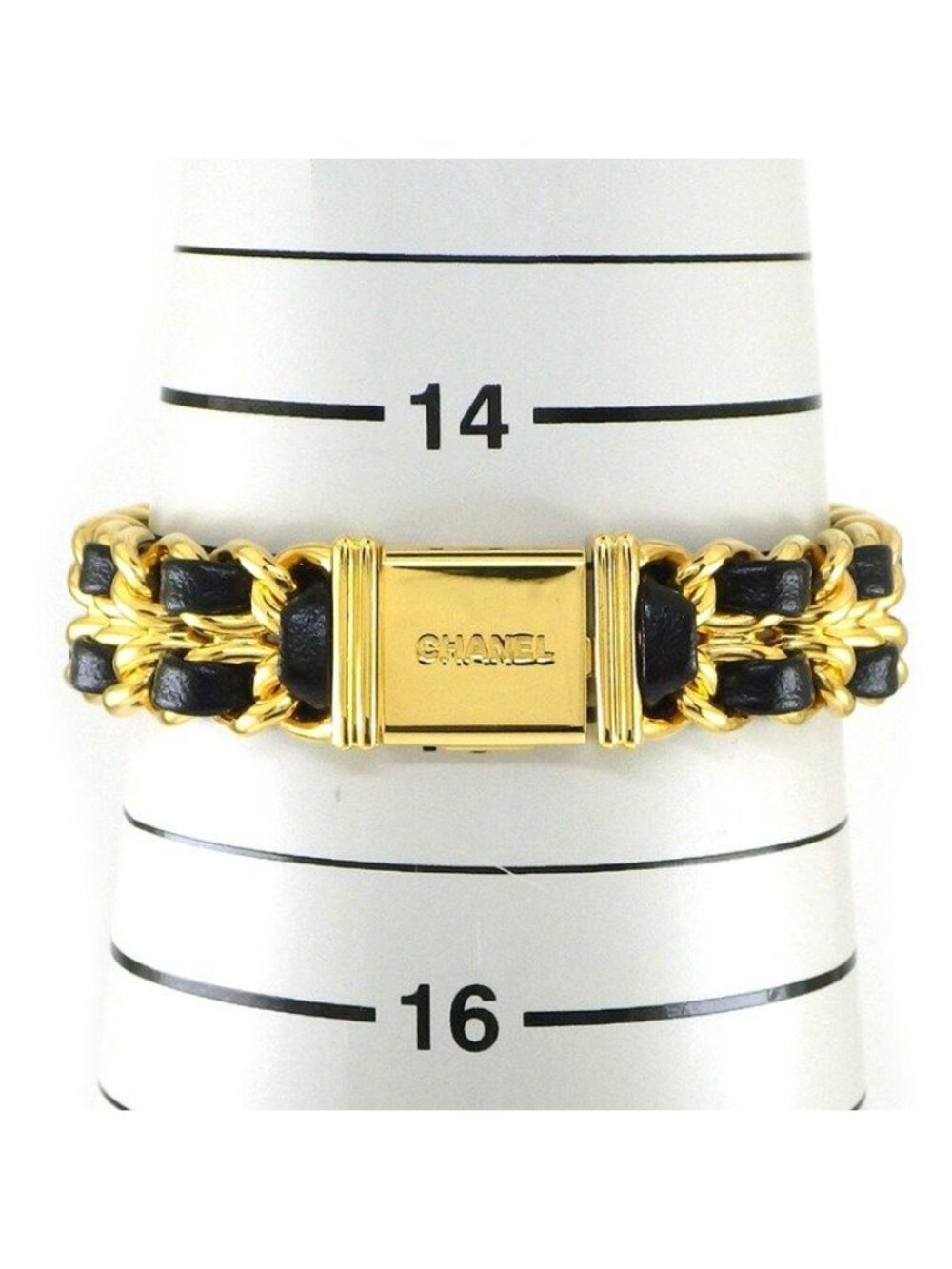 Chanel Watch Premier M Octagonal Black Dial Chain Breath Leather - Picture 9 of 9